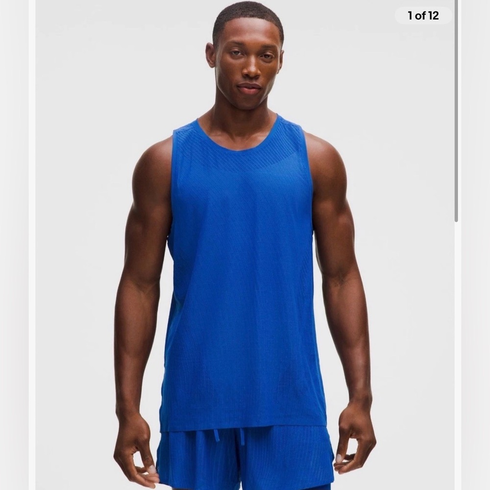 LAST RESTOCK Lululemon Men’s “Fast and Free” Airflow Running Tank Top (M)